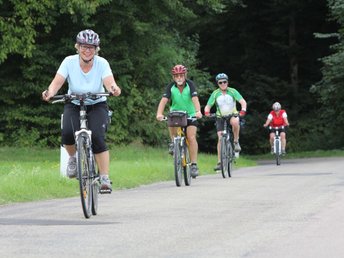 Radfahrer bei der Tour de Hohenlohe